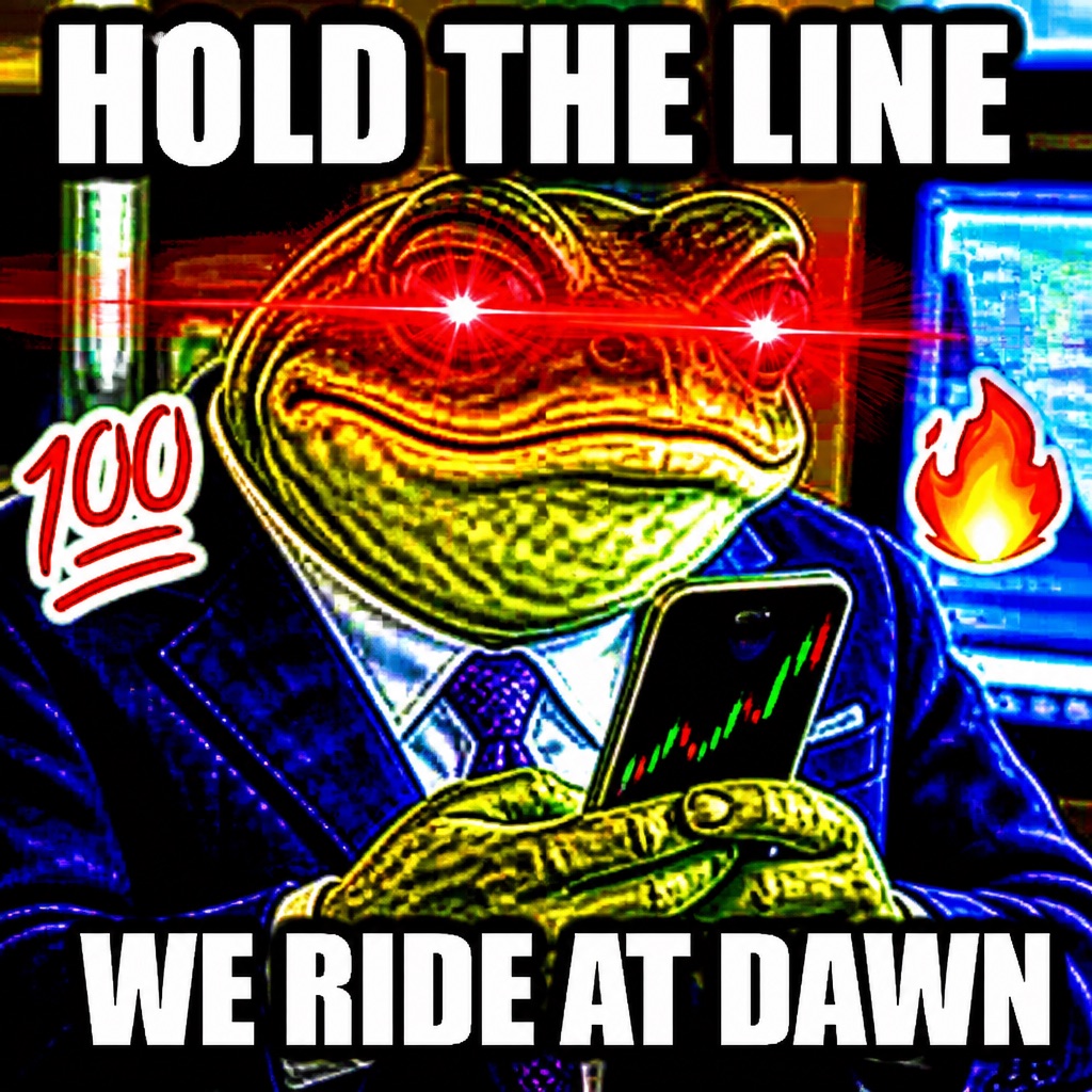 FRIEDPOST reference 1 — Toad in a suit watching the chart