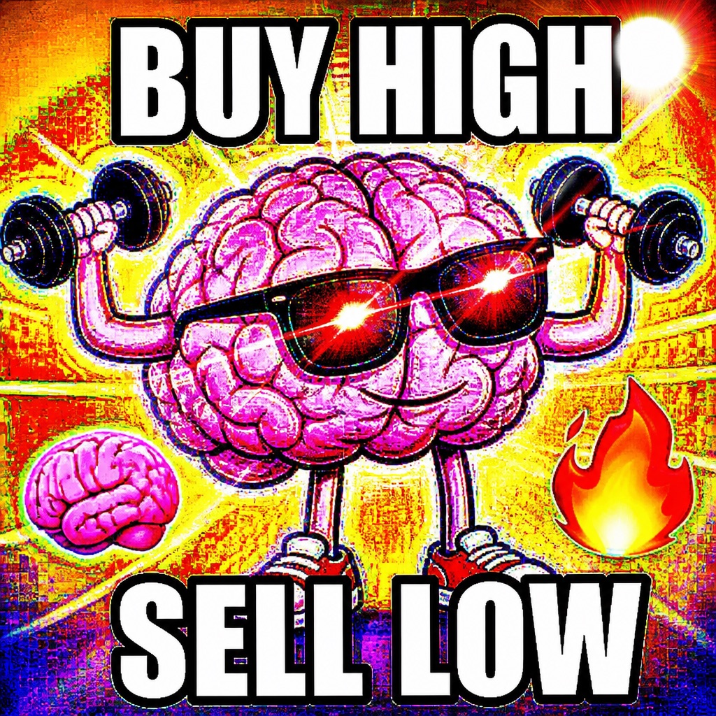 FRIEDPOST reference 7 — Brain in sunglasses lifting weights