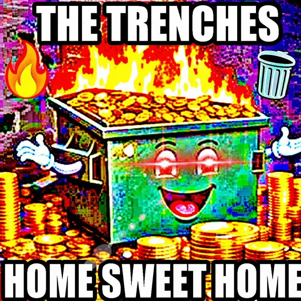 FRIEDPOST reference 15 — Burning dumpster full of coins