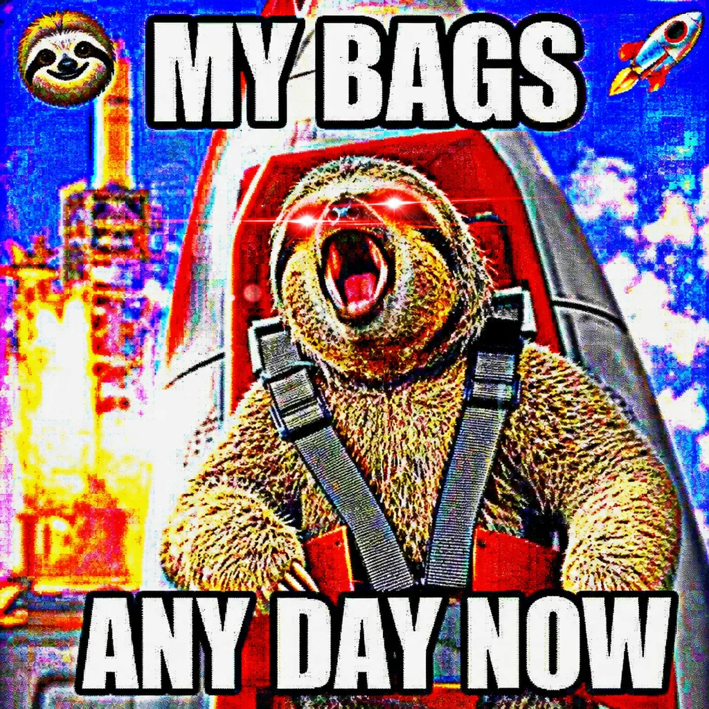 FRIEDPOST reference 19 — Sloth strapped into a rocket seat